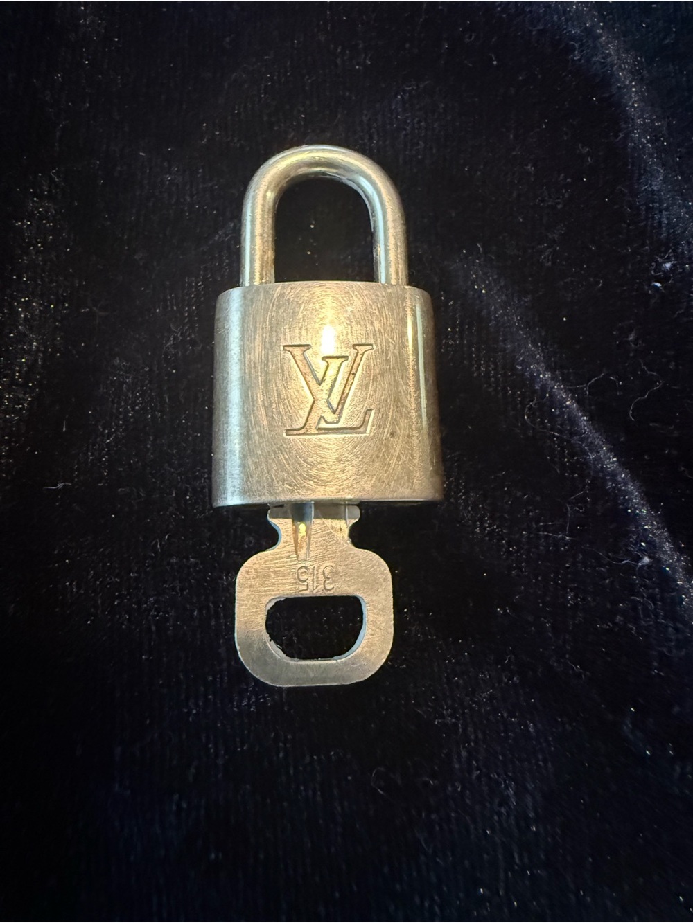 Louis Vuitton Gold  Padlock with Key - number 315